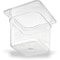 Carlisle Foodservice StorPlus Polycarbonate Food Pan, 2.5 qt, 6.38 x 6.75 x 6, Clear, Plastic 3068507 - alternate 2